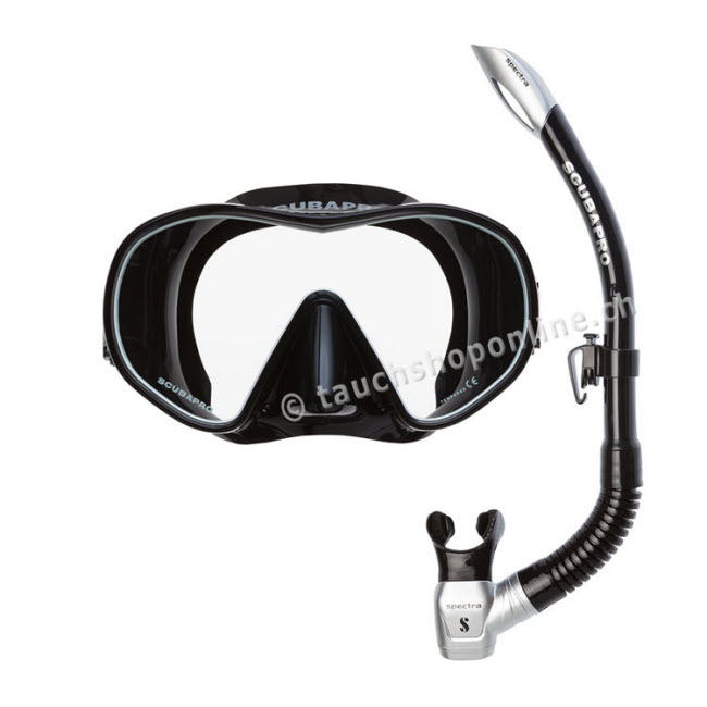 Scubapro Tauchmaske Solo Schnorchel Spectra Set
