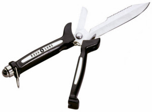 Aqualung Scissors Knife medium Tauchmesser mit Schere