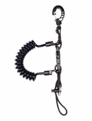 Mares spiral cable with carabiner